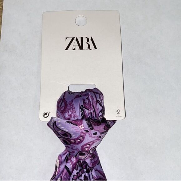 Zara Floral Print Scarf - Picture 5 of 7